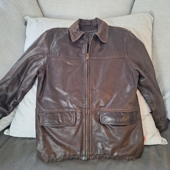 Vintage Jackpot Leather Jacket by Carli Gry Made in Denmark - Picture 1 of 14